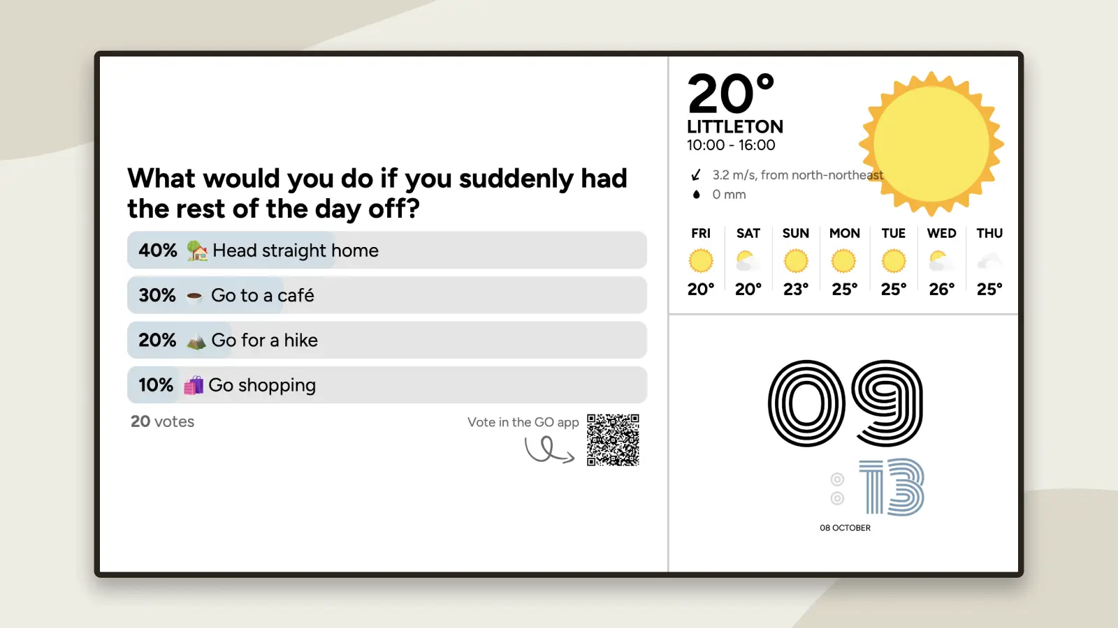 Engage your audience with polls